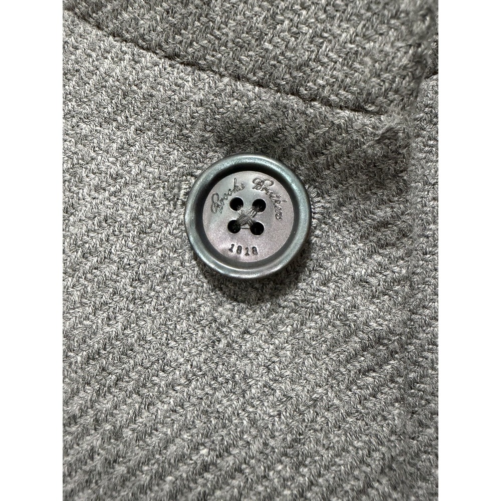 Brooks Brothers 346 Womens 8 Gray Wool Mandarin Collar Tailored Career Jacket - Picture 5 of 8